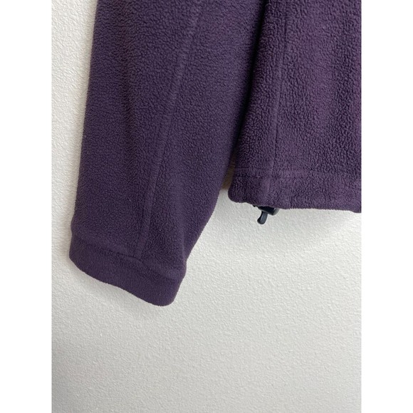 The North Face Small Khumbu Sweater Purple Fleece Zip Up Mock Neck Long Sleeve - Picture 5 of 13